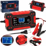 Automaatne akulaadija 12V 10A, LCD-ekraan, remondifunktsioon, sobib 4&ndash;150Ah