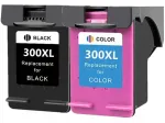 Tintkassettide komplekt HP 300XL, must + v&auml;rviline, sobib D1660, D2560, F2480, F4580 jaoks
