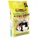L&otilde;hnastatud kassi allapanu Super Cat's Compact, 5 l