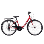 Noorte jalgratas S'COOL chiX, 26" Red/White