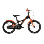 Laste jalgratas S&acute;COOL XXlite, 16" must-oranž