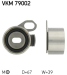 SKF VKM 79002 Pingutusrull,Hammasrihm