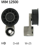 SKF VKM 12500 Pingutusrull,Hammasrihm