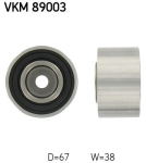 SKF VKM 89003 Seade-/juhtrull,hammasrihm