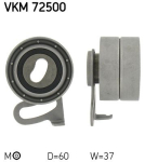 SKF VKM 72500 Pingutusrull,Hammasrihm