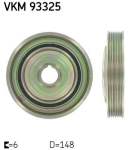 SKF VKM 93325 Rihmaratas,v&auml;ntv&otilde;ll