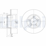 DELPHI BG2024 Piduriketas