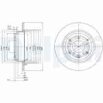 DELPHI BG3060 Piduriketas