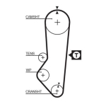 GATES 5357XS Hammasrihm