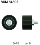 SKF VKM 84503 Seade-/juhtrull,hammasrihm