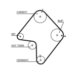 GATES 5355XS Hammasrihm