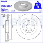 DELPHI BG4978C Piduriketas