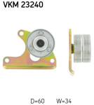 SKF VKM 23240 Seade-/juhtrull,hammasrihm