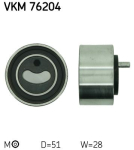 SKF VKM 76204 Pingutusrull,Hammasrihm