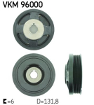 SKF VKM 96000 Rihmaratas,v&auml;ntv&otilde;ll