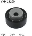 SKF VKM 13100 Pingutusrull,Hammasrihm