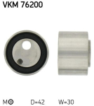 SKF VKM 76200 Pingutusrull,Hammasrihm