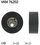 SKF VKM 76202 Pingutusrull,Hammasrihm