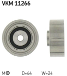 SKF VKM 11266 Pingutusrull,Hammasrihm