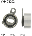 SKF VKM 71202 Pingutusrull,Hammasrihm