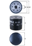 MAHLE OC232 &Otilde;lifilter