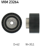 SKF VKM 23264 Seade-/juhtrull,hammasrihm