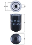 MAHLE OC26 &Otilde;lifilter