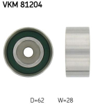 SKF VKM 81204 Seade-/juhtrull,hammasrihm