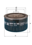 MAHLE OC548 &Otilde;lifilter