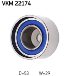 SKF VKM 22174 Seade-/juhtrull,hammasrihm