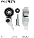 SKF VKM 75676 Pingutusrull,Hammasrihm