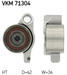 SKF VKM 71304 Pingutusrull,Hammasrihm