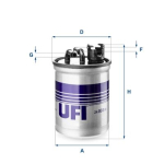 UFI 24.003.00 K&uuml;tusefilter