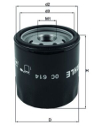 MAHLE OC614 &Otilde;lifilter