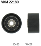 SKF VKM 22180 Seade-/juhtrull,hammasrihm