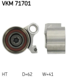SKF VKM 71701 Pingutusrull,Hammasrihm