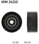 SKF VKM 24210 Seade-/juhtrull,hammasrihm