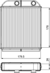 VALEO 811538 Soojusvaheti,salongik&uuml;te