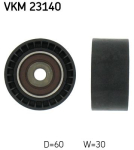 SKF VKM 23140 Seade-/juhtrull,hammasrihm