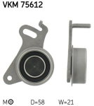 SKF VKM 75612 Pingutusrull,Hammasrihm