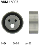 SKF VKM 16003 Pingutusrull,Hammasrihm