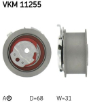 SKF VKM 11255 Pingutusrull,Hammasrihm