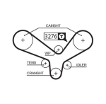 GATES 5344XS Hammasrihm