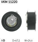 SKF VKM 11220 Pingutusrull,Hammasrihm