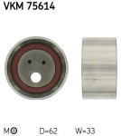 SKF VKM 75614 Pingutusrull,Hammasrihm