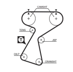 GATES 5244XS Hammasrihm