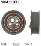 SKF VKM 11003 Pingutusrull,Hammasrihm