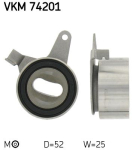 SKF VKM 74201 Pingutusrull,Hammasrihm