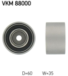 SKF VKM 88000 Seade-/juhtrull,hammasrihm
