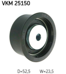 SKF VKM 25150 Seade-/juhtrull,hammasrihm
